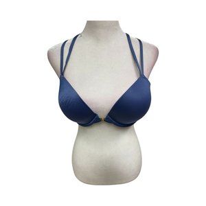Victoria's Secret Blue T-Shirt Bra with Double-Strap Design